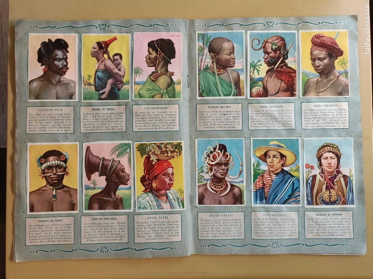 Coleccionismo &aacute;lbum: razas humanas, editorial bruguera - Foto 7