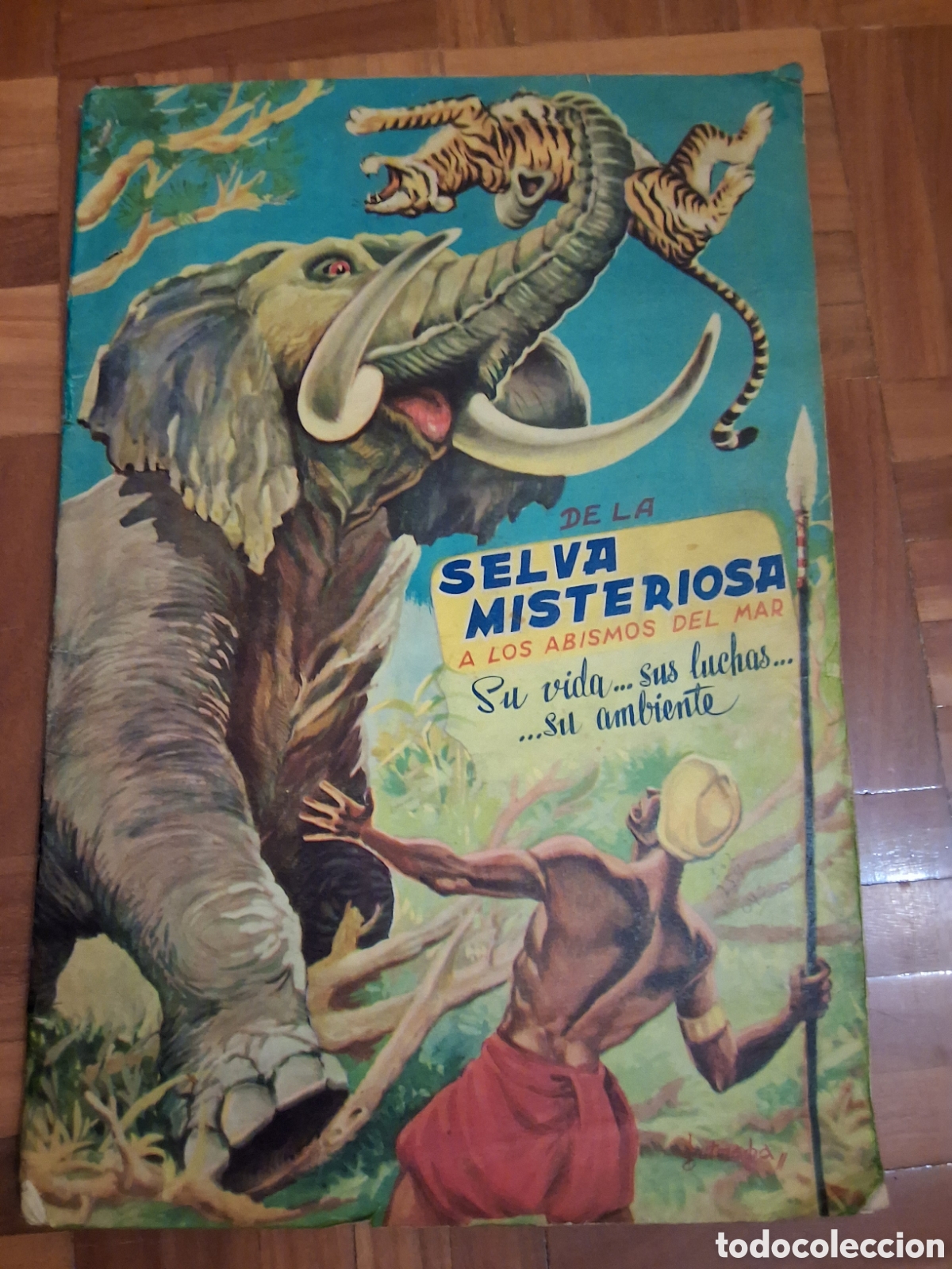 Colecionismo Caderneta: De la selva misteriosa a los abismos del mar album cromos COMPLETO edita fher