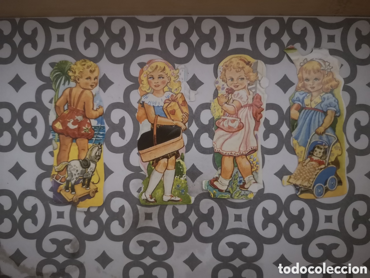 Collectionnisme Album: 4 cromos troquelados a&ntilde;os 60