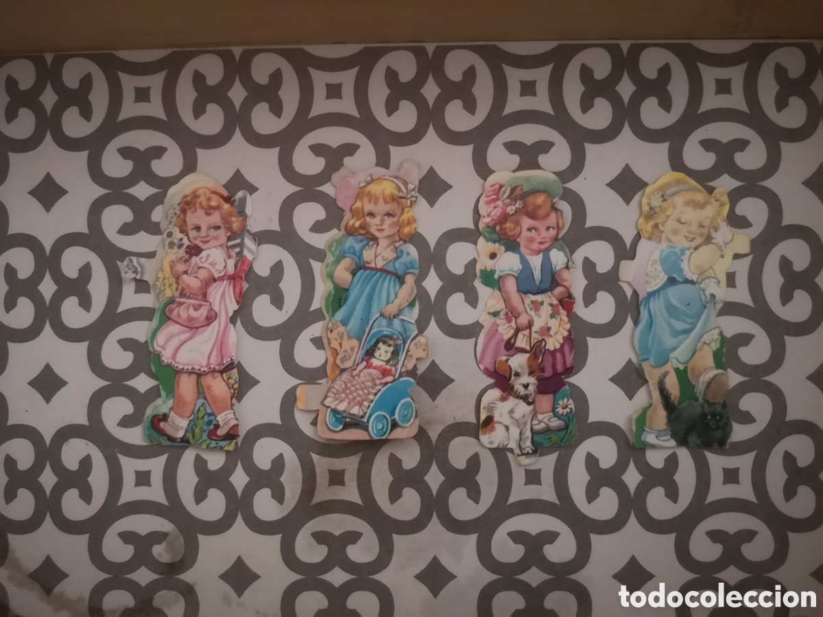 Collectionnisme Album: 4 cromos troquelados a&ntilde;os 60