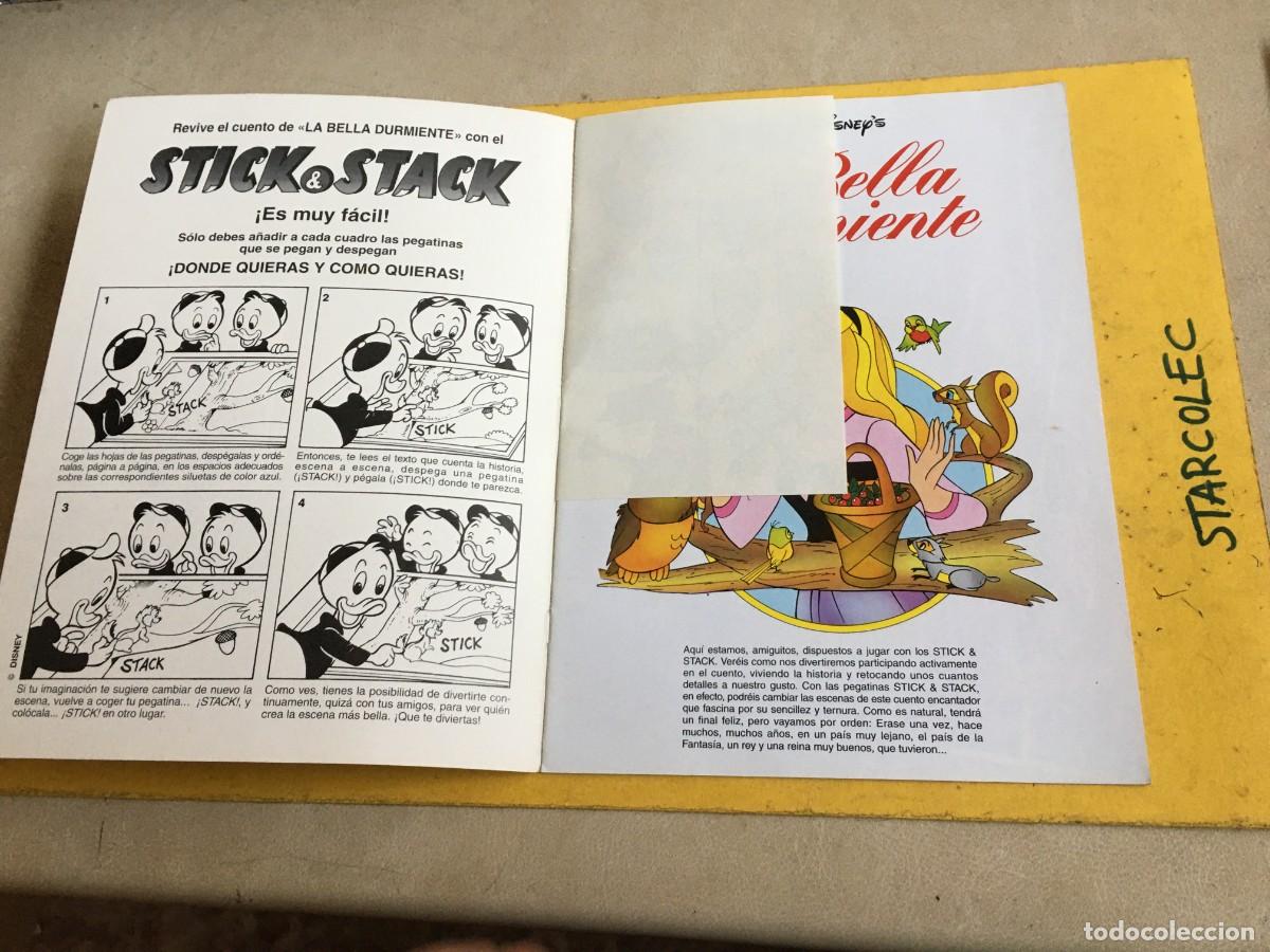Coleccionismo &aacute;lbum: ALBUM COMPLETO LA BELLA DURMIENTE STICK AND STACK, PANINI - Foto 2