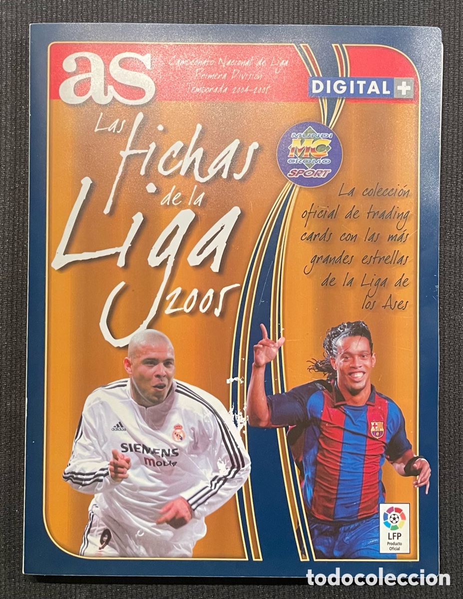 Collectionnisme Album: Fichas de la Liga AS completa
