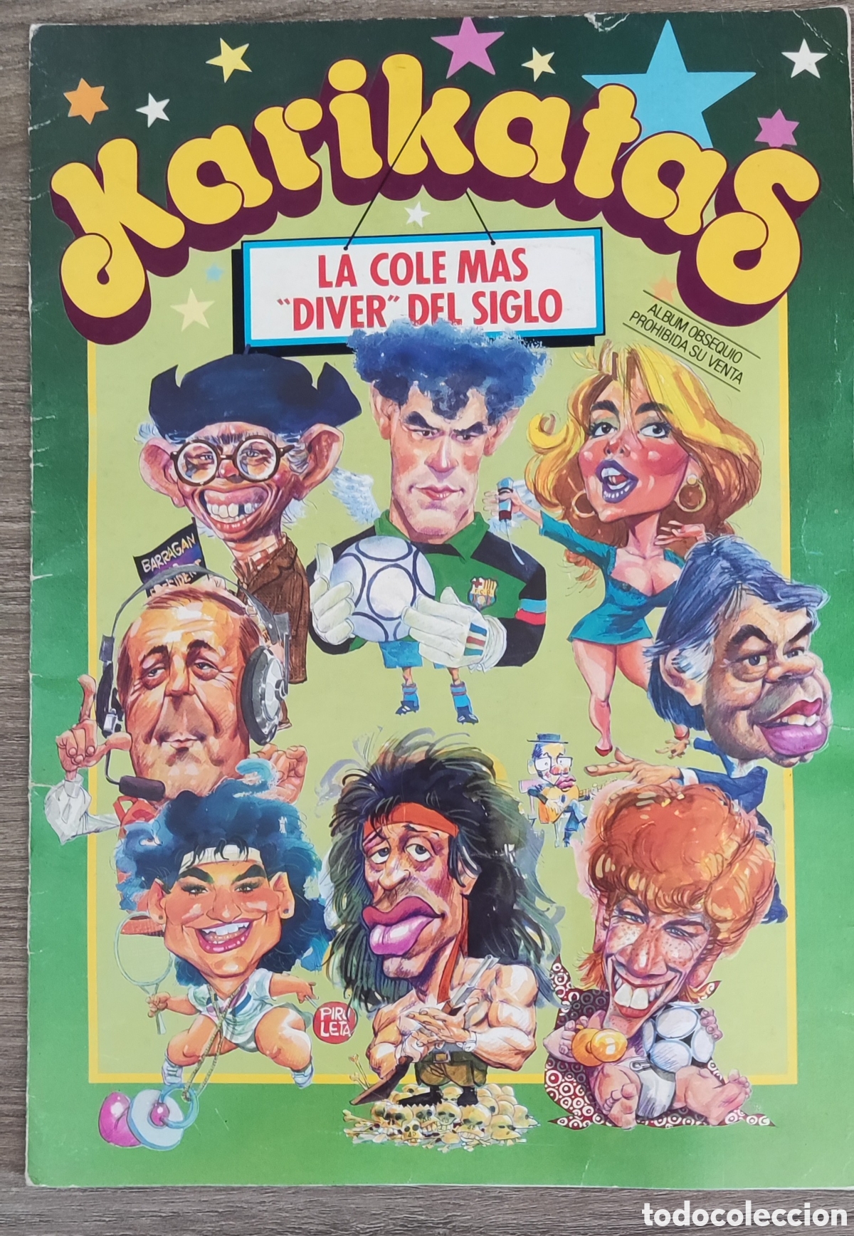 Coleccionismo &aacute;lbum: &Aacute;lbum cromos Karikatas - Foto 1