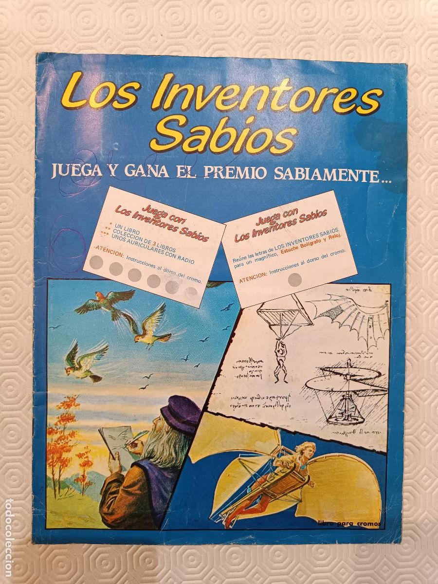 Collectionnisme Album: ALBUM LOS INVENTORES SABIOS COMPLETO CON 120 CROMOS.