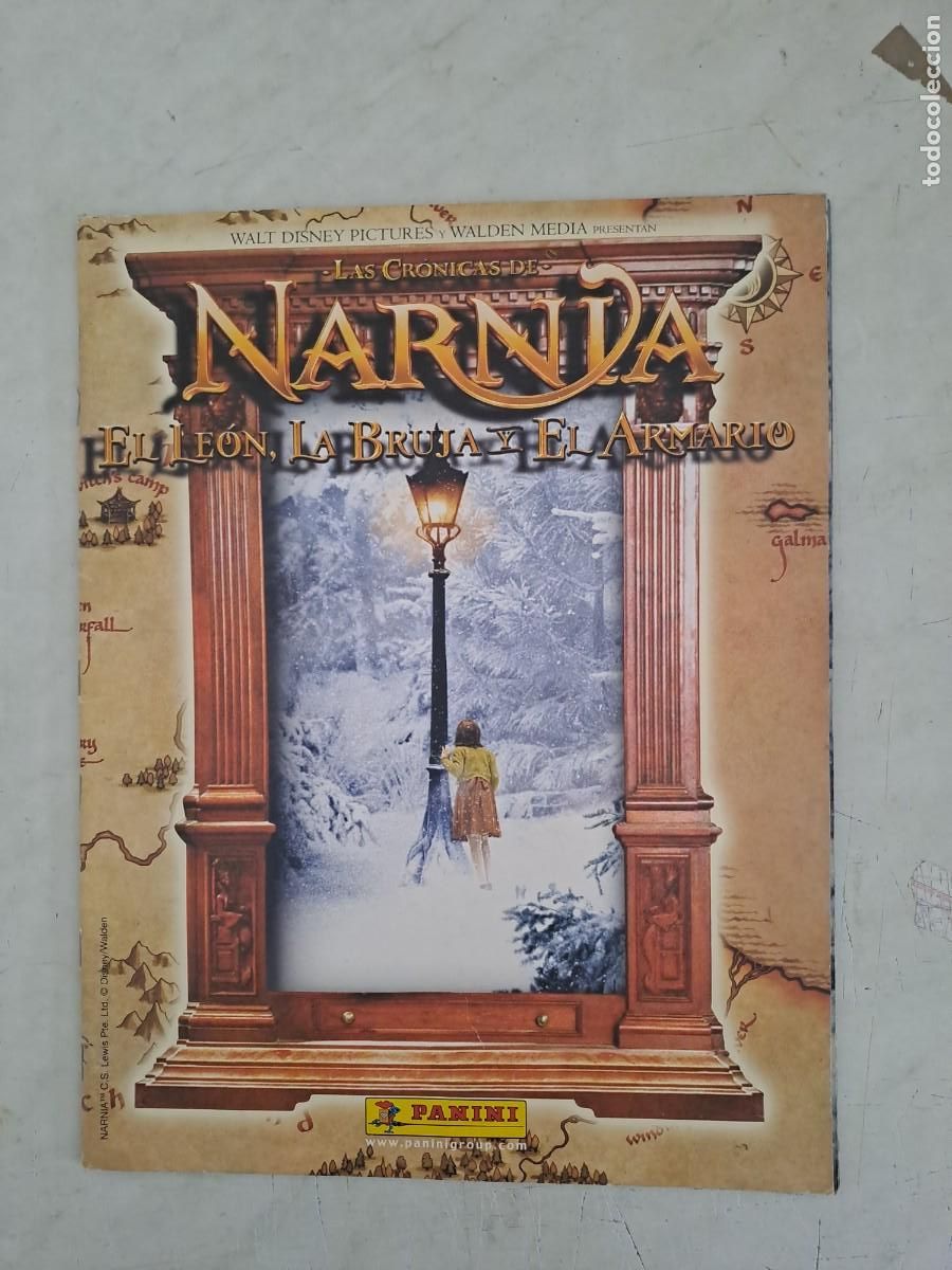Coleccionismo &Aacute;lbum: &Aacute;lbum completo, las cr&oacute;nicas de Narnia, el leon, la bruja y el armario, Panini en perfecto estado