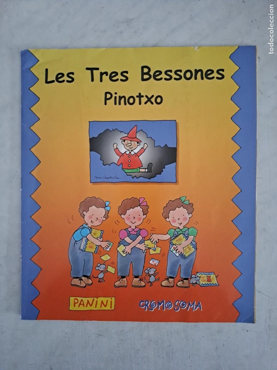 Coleccionismo &Aacute;lbum: &Aacute;lbum completo, Les tres bessones Pinotxo, Panini en muy buen estado