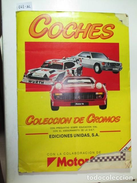 Collezionismo &Aacute;lbum: &Aacute;LBUM DE CROMOS  COCHES MOTOR 16