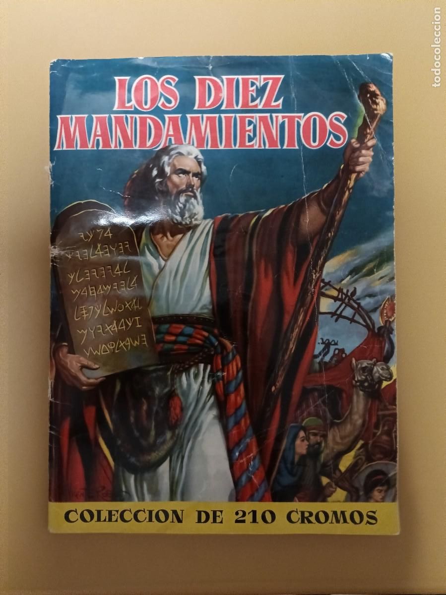 Coleccionismo &aacute;lbum: los diez mandamientos - Foto 1