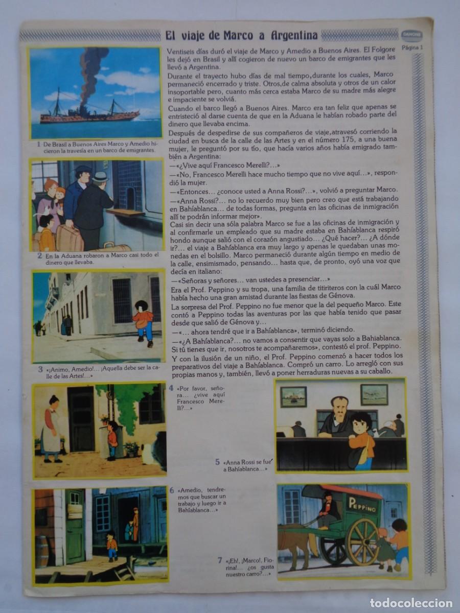 Collectionnisme Album: ALBUM CROMOS MARCO: DE LOS APENINOS A LOS ANDES, 2&ordf; PARTE. DANONE , 1977. INCOMPLETO SIN PORTADA !!!