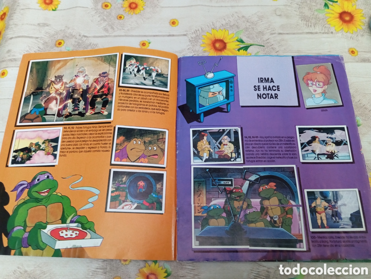 Coleccionismo &aacute;lbum: TORTUGAS NINJA DE PANINI 1990 COMPLETO - Foto 4