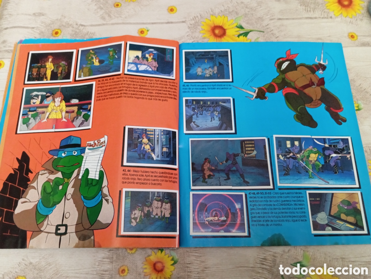 Coleccionismo &aacute;lbum: TORTUGAS NINJA DE PANINI 1990 COMPLETO - Foto 12