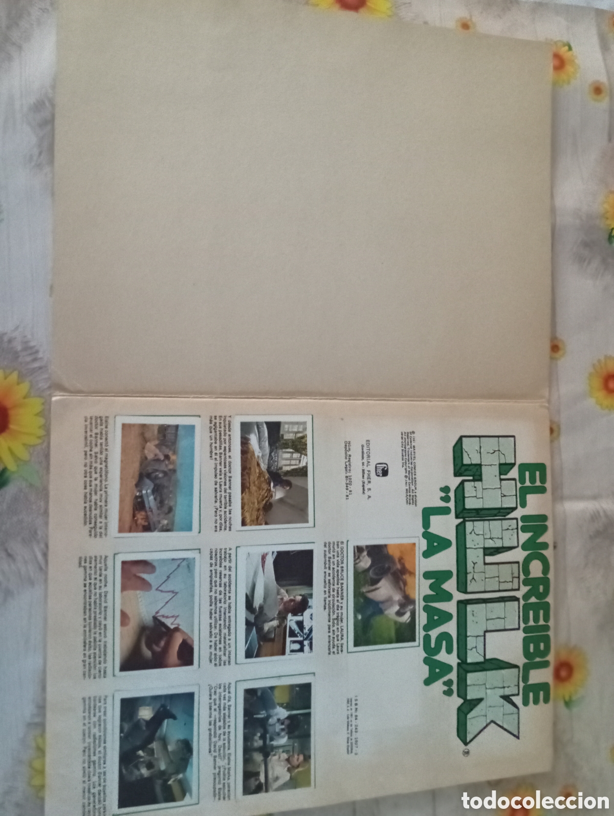 Coleccionismo &aacute;lbum: EL INCRE&Iacute;BLE HULK COMPLETO LA MASA - Foto 2