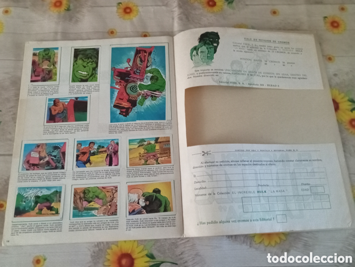 Coleccionismo &aacute;lbum: EL INCRE&Iacute;BLE HULK COMPLETO LA MASA - Foto 9