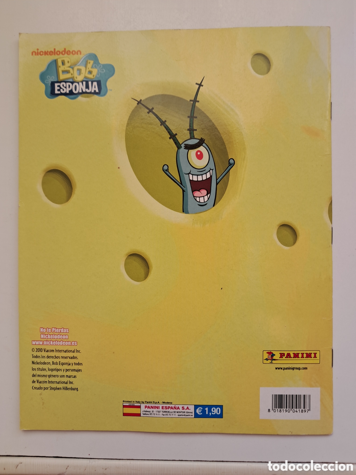 Coleccionismo &aacute;lbum: Album Bob esponja No stop - Foto 2