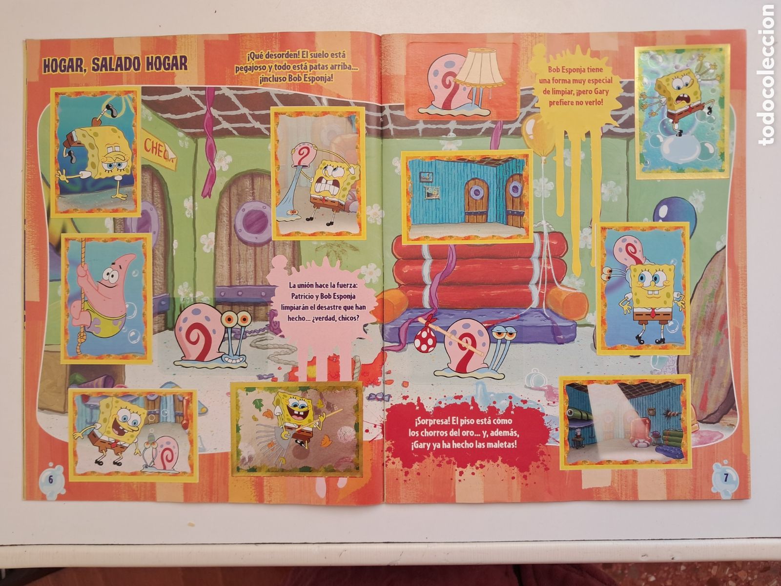Coleccionismo &aacute;lbum: Album Bob esponja No stop - Foto 3