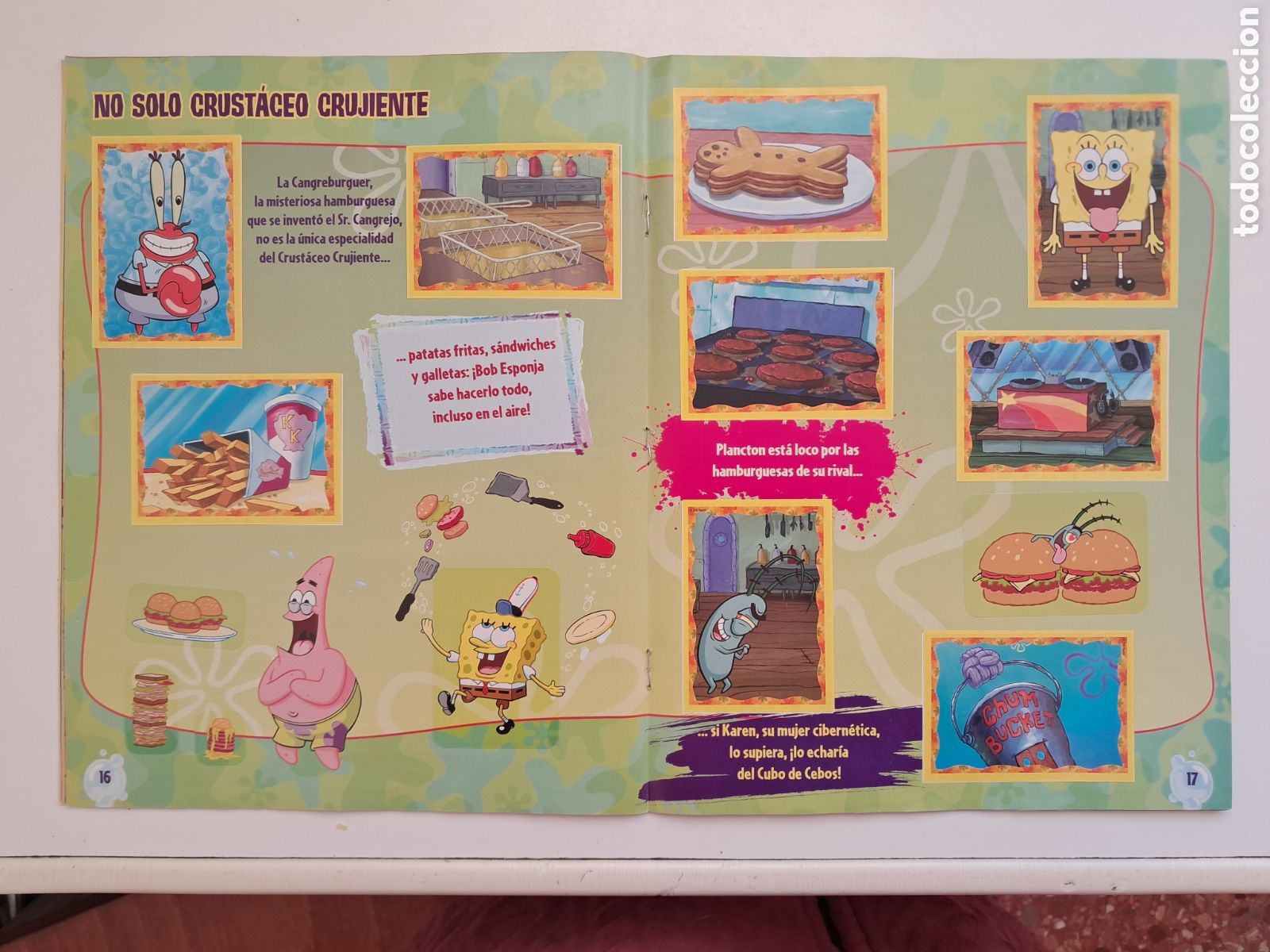 Coleccionismo &aacute;lbum: Album Bob esponja No stop - Foto 4