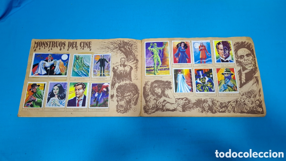 Coleccionismo &aacute;lbum: LIBRO DE CROMOS - MONSTRUOS - Foto 3