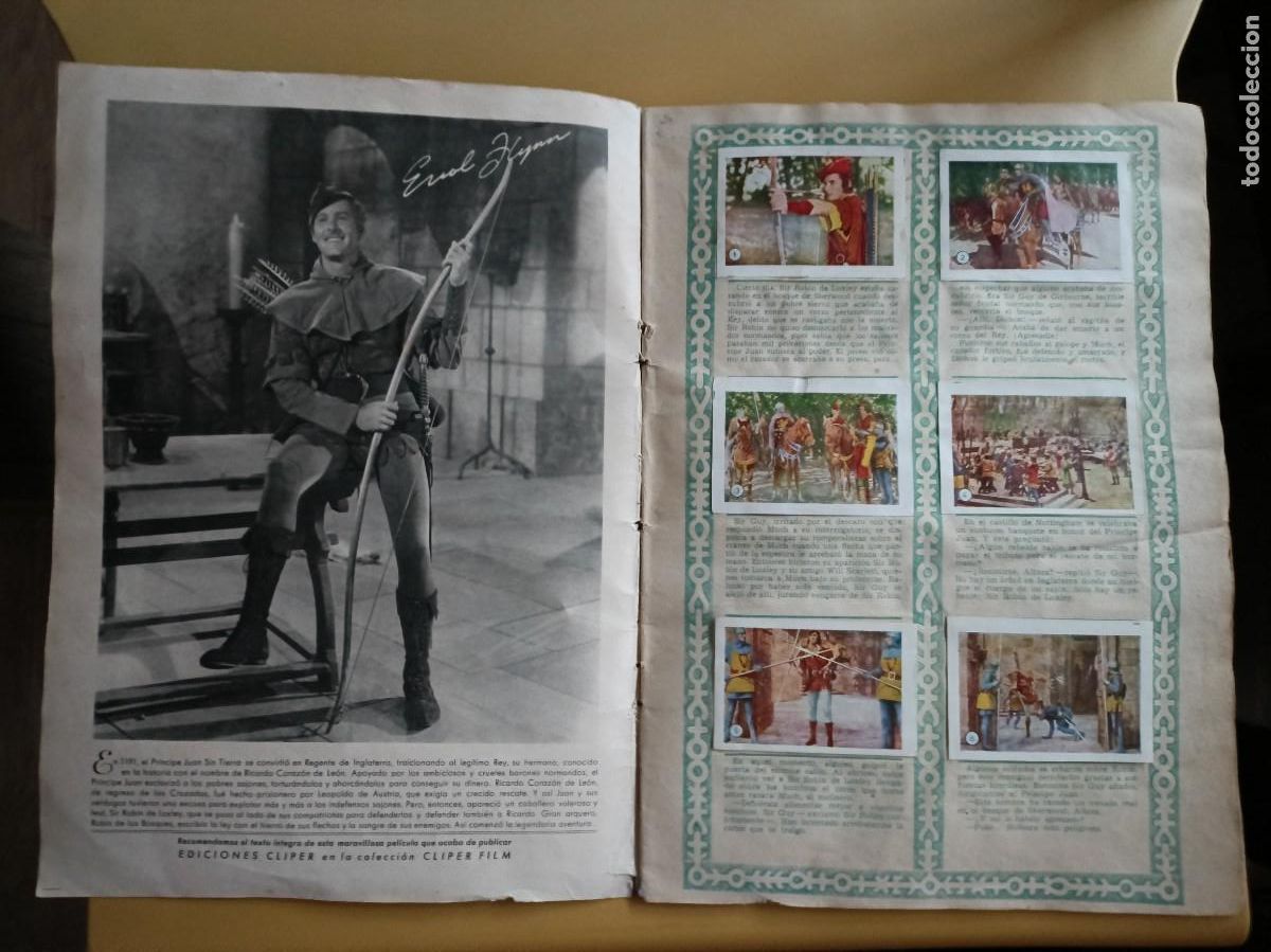 Coleccionismo &aacute;lbum: robin de los bosques, de la pelicula warner bros. - Foto 2