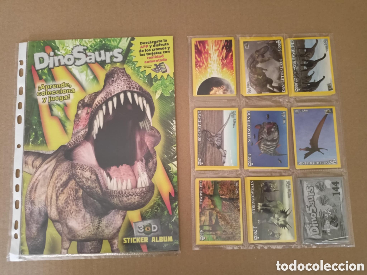 Coleccionismo &aacute;lbum: Colecci&oacute;n completa Dinosaurs de la editorial e-max - Foto 1