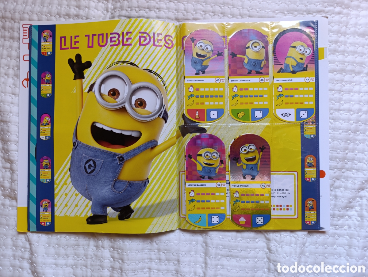 Coleccionismo &aacute;lbum: Colecci&oacute;n completa de cromos de los Minions - Foto 2