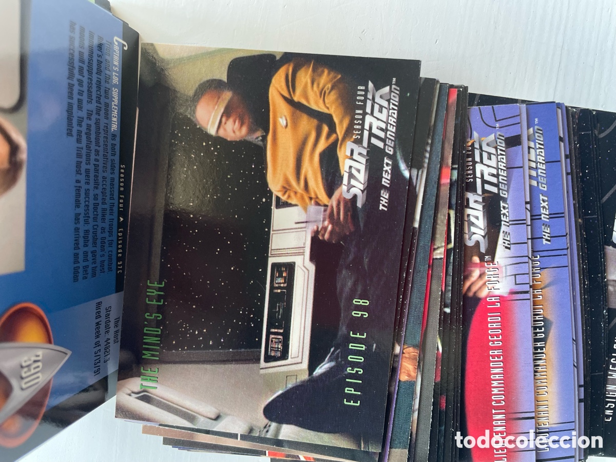 Coleccionismo &aacute;lbum: STAR TREK 108 CROMOS THE NEXT GENERATION - Foto 2