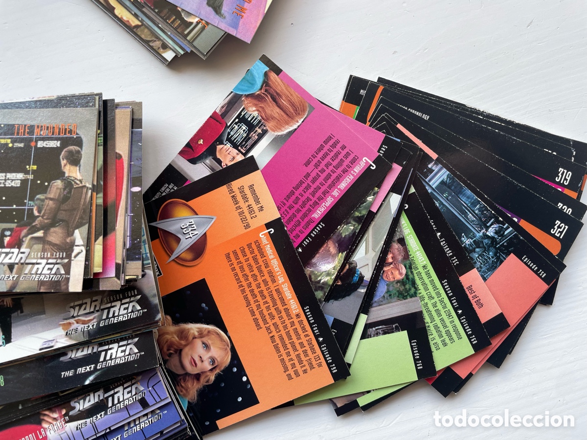 Coleccionismo &aacute;lbum: STAR TREK 108 CROMOS THE NEXT GENERATION - Foto 7