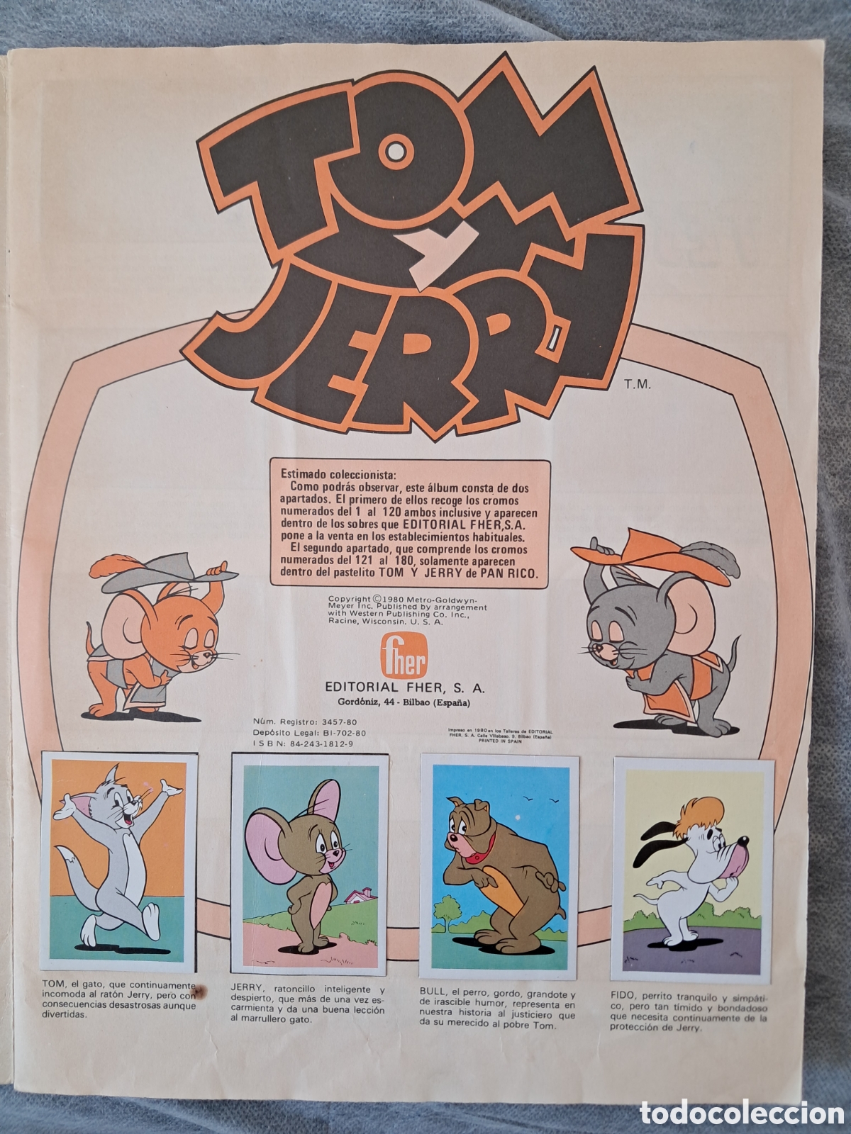 Coleccionismo &aacute;lbum: Album Tom y jerry 1980 - Foto 3