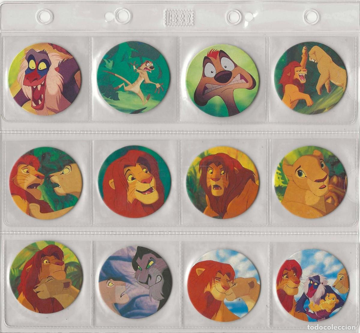 Coleccionismo &aacute;lbum: PANINI -- TAZOS/ CAPS -- EL REY LE&Oacute;N - Foto 2