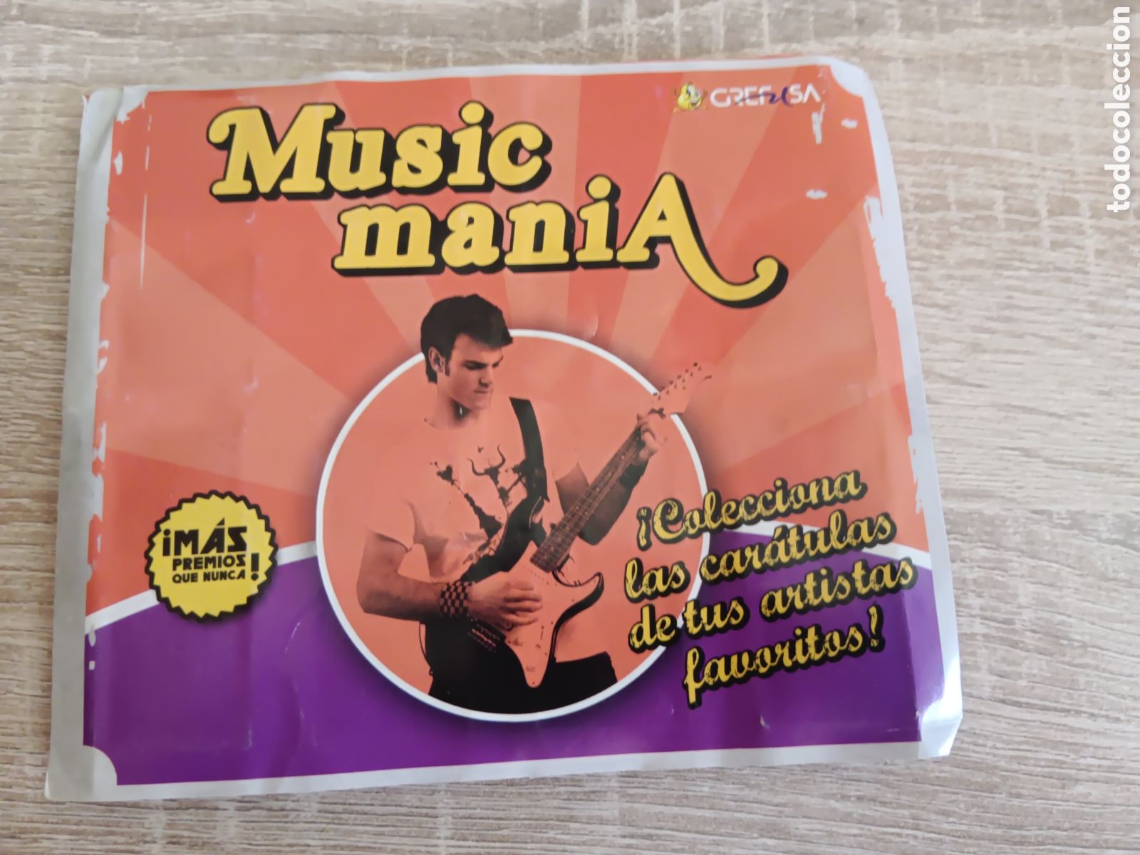 Coleccionismo &Aacute;lbum: Album completo music man&iacute;a Grefusa