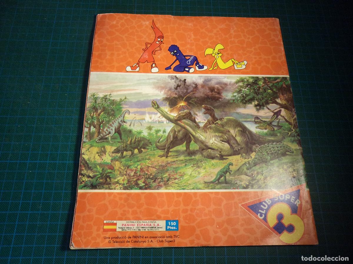 Coleccionismo &aacute;lbum: Dinosaurs. Panini. Completo. En catalan. - Foto 3