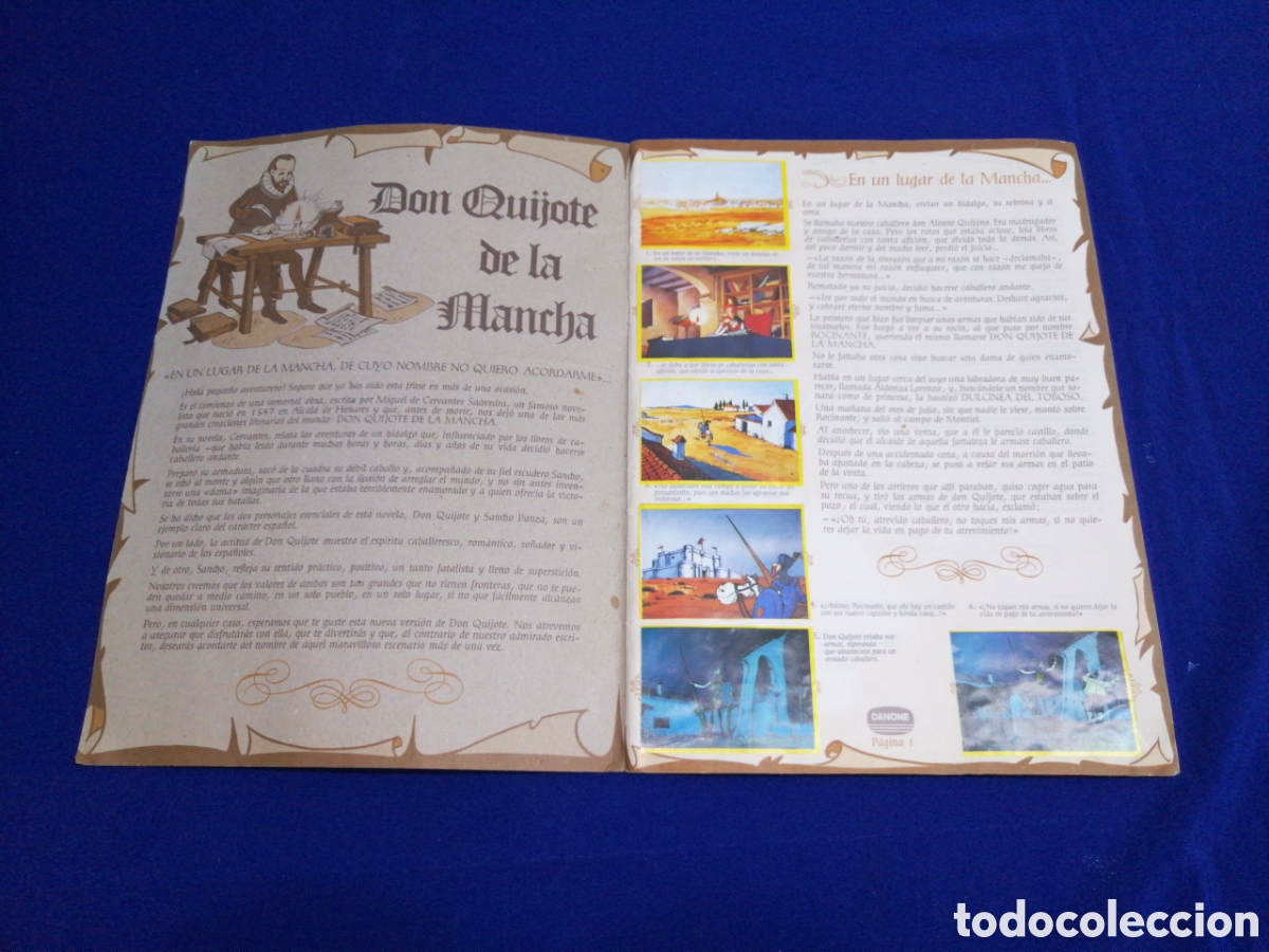 Coleccionismo &aacute;lbum: DON QUIJOTE DE LA MANCHA - DANONE - Foto 3
