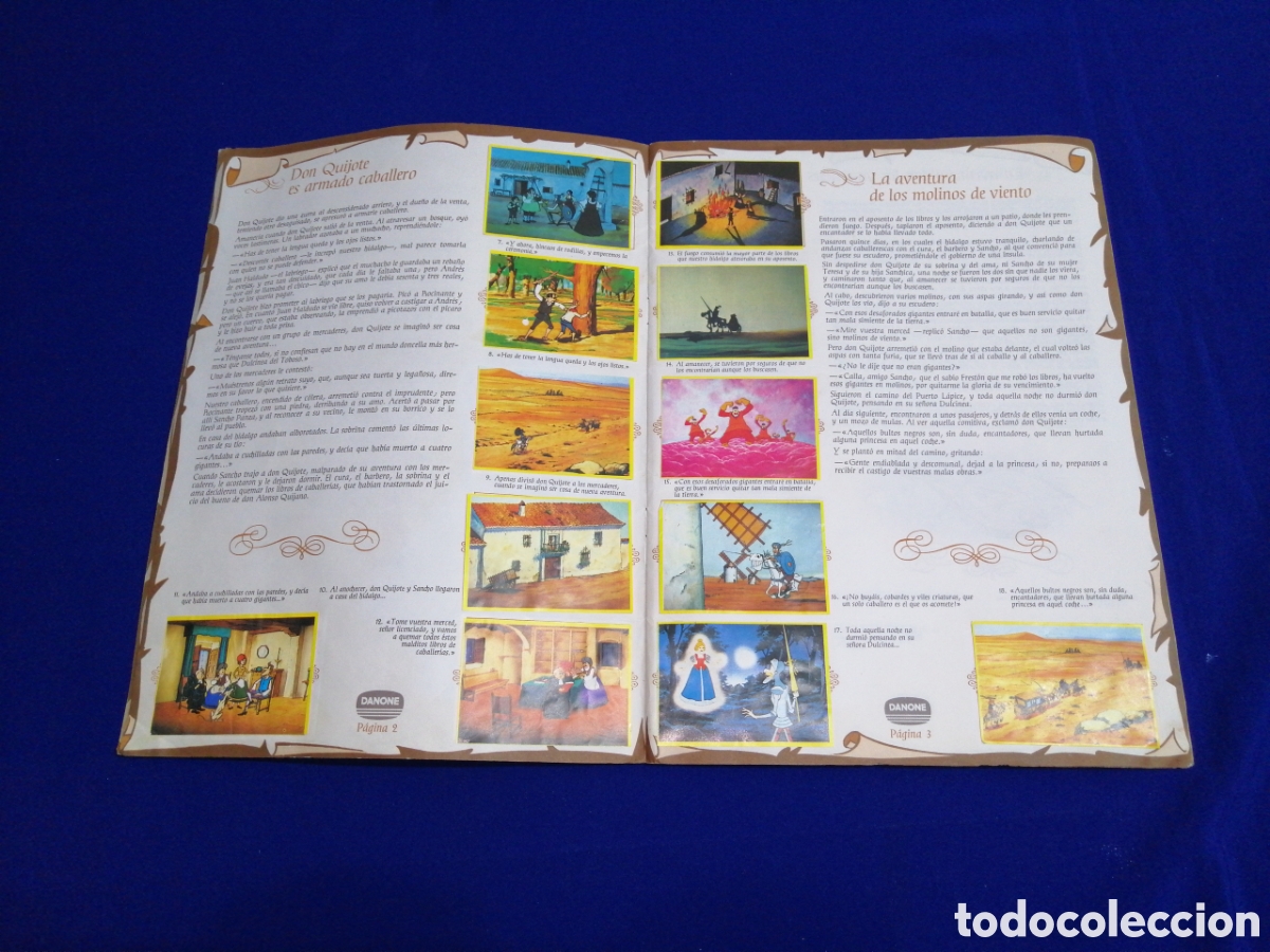 Coleccionismo &aacute;lbum: DON QUIJOTE DE LA MANCHA - DANONE - Foto 4