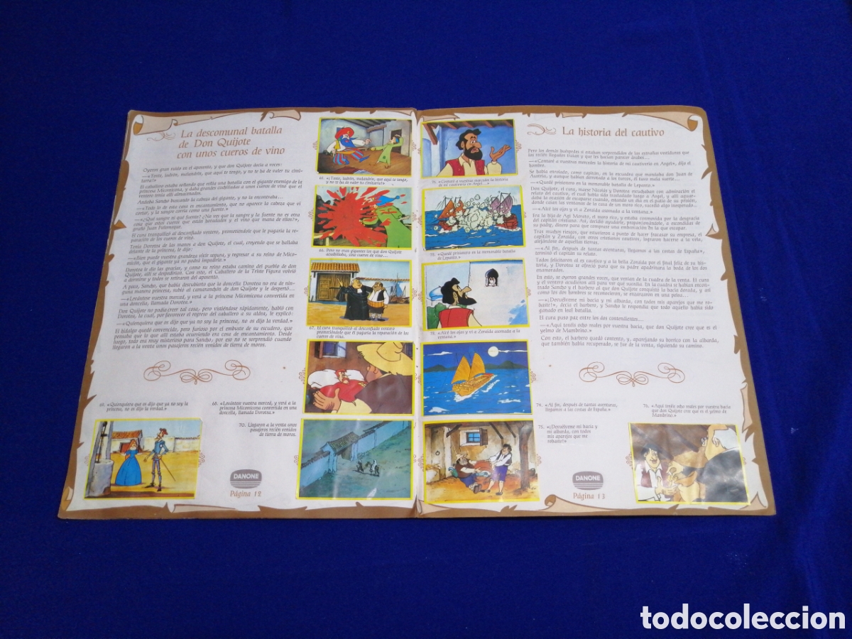 Coleccionismo &aacute;lbum: DON QUIJOTE DE LA MANCHA - DANONE - Foto 9