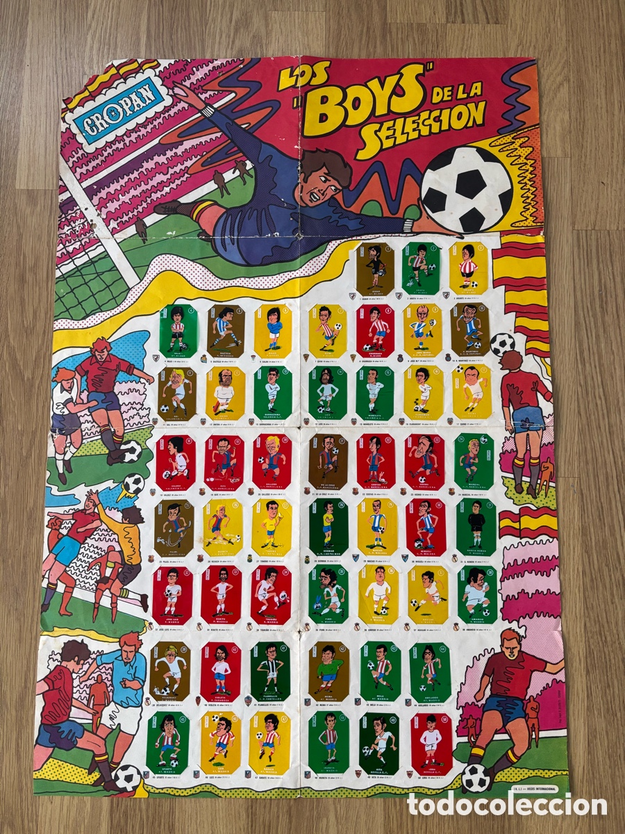 Collectionnisme Album: CROPAN LOS BOYS DE LA SELECCI&Oacute;N &Aacute;LBUM COMPLETO 50 CROMOS FUTBOLISTAS