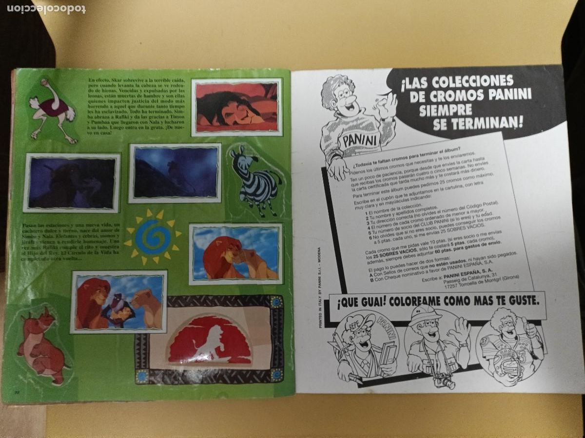 Coleccionismo &aacute;lbum: el rey leon, walt disney - Foto 18