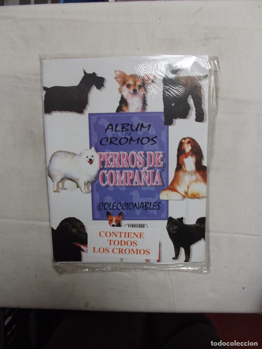 Coleccionismo &aacute;lbum: ALBUM DE CROMOS PERROS DE COMPA&Ntilde;IA ( PRECINTADO ) - Foto 1
