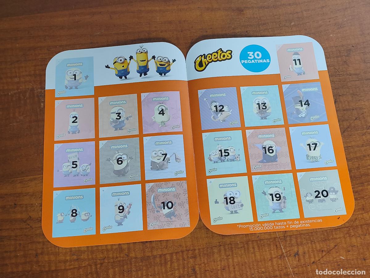 Coleccionismo &aacute;lbum: CHEETOS/ MATUTANO -- MINIONS - Foto 2