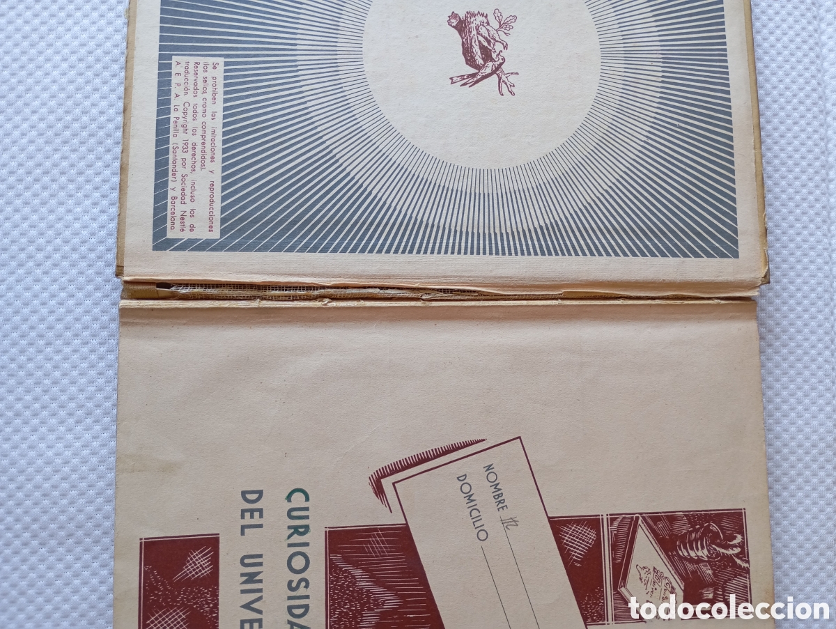 Coleccionismo &aacute;lbum: Curiosidades del Universo 1933 - Foto 2