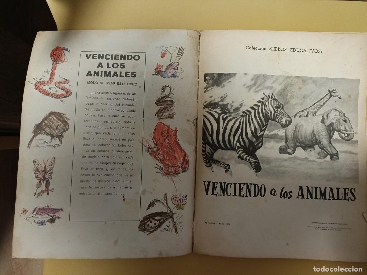 Coleccionismo &aacute;lbum: venciendo a los animales - Foto 2