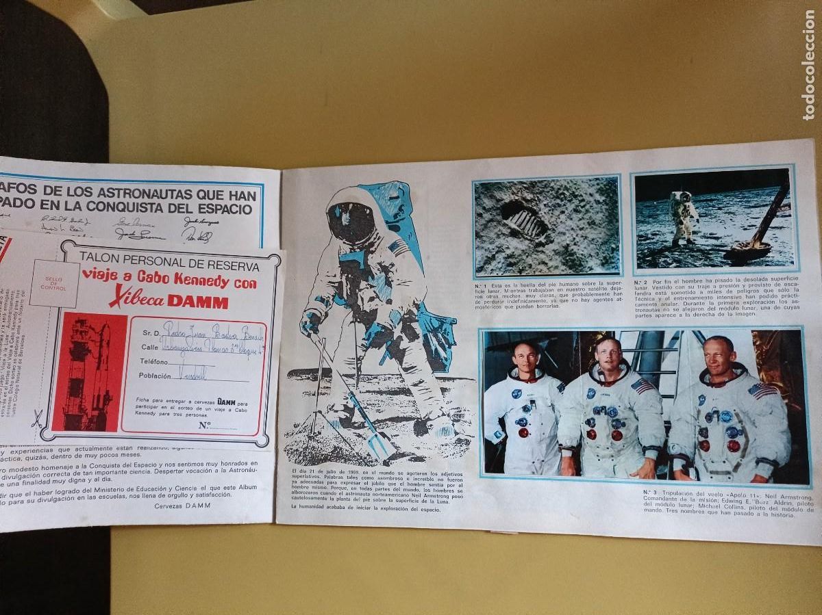Coleccionismo &aacute;lbum: homenaje a la conquista del espacio. - Foto 2
