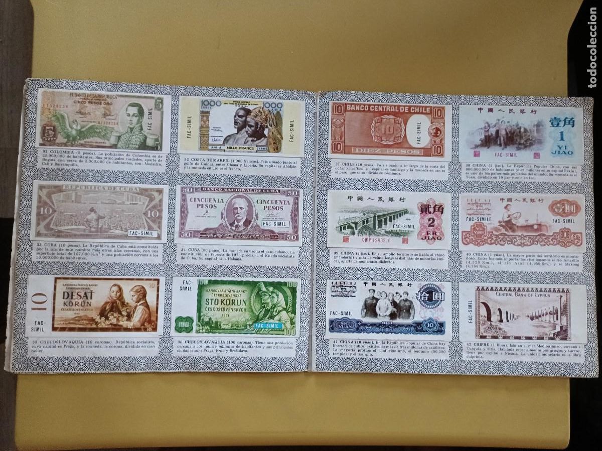 Coleccionismo &aacute;lbum: dinero de todos los paises - Foto 5