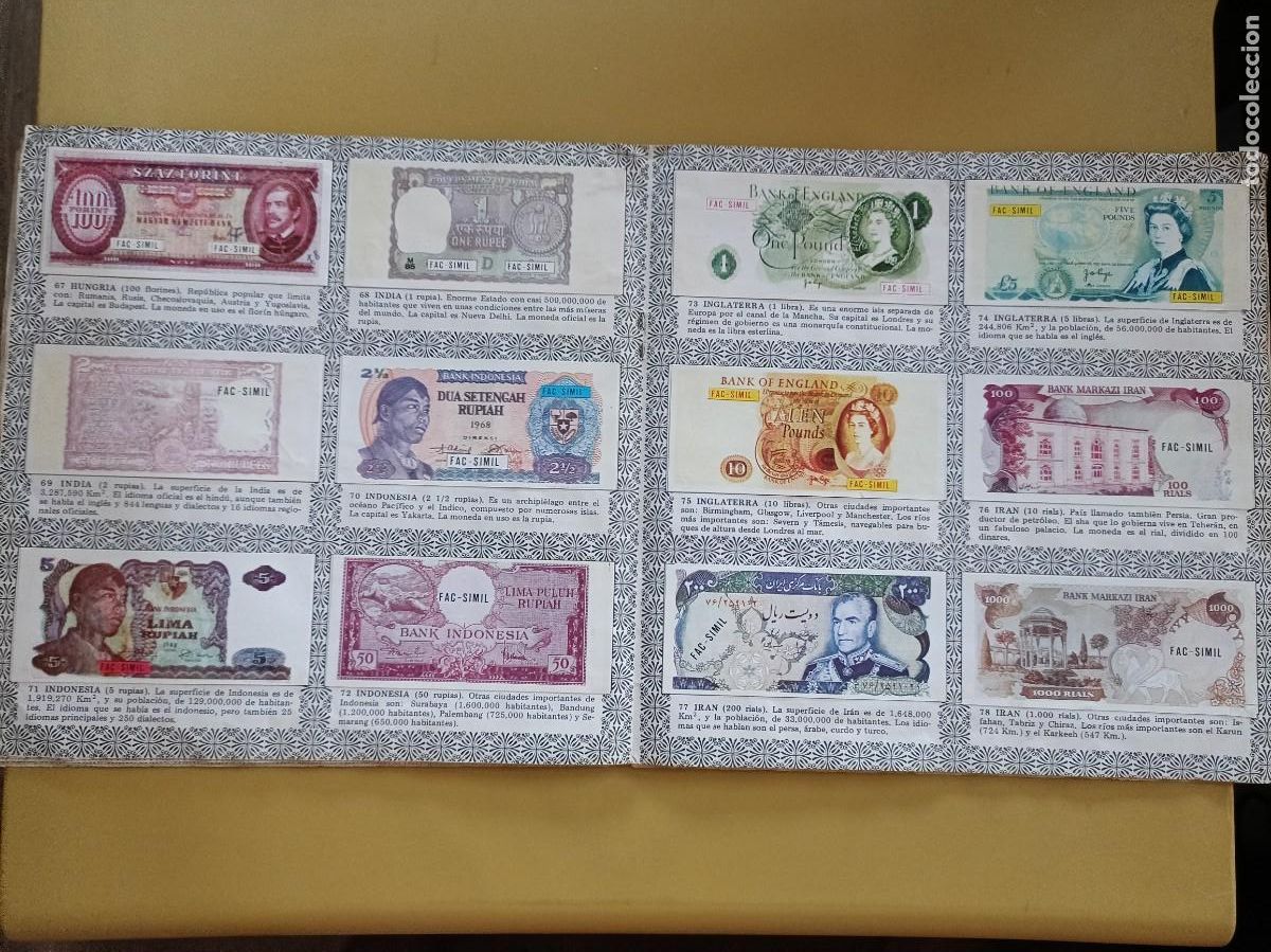 Coleccionismo &aacute;lbum: dinero de todos los paises - Foto 8
