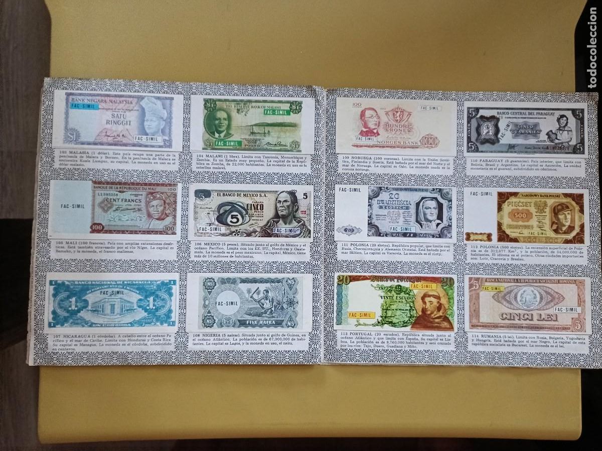 Coleccionismo &aacute;lbum: dinero de todos los paises - Foto 11