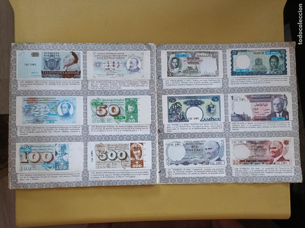 Coleccionismo &aacute;lbum: dinero de todos los paises - Foto 12