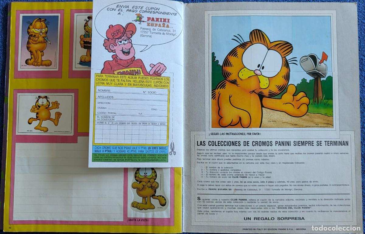 Coleccionismo &aacute;lbum: Garfield - PANINI (1989) &iexcl;Completo! - Foto 9