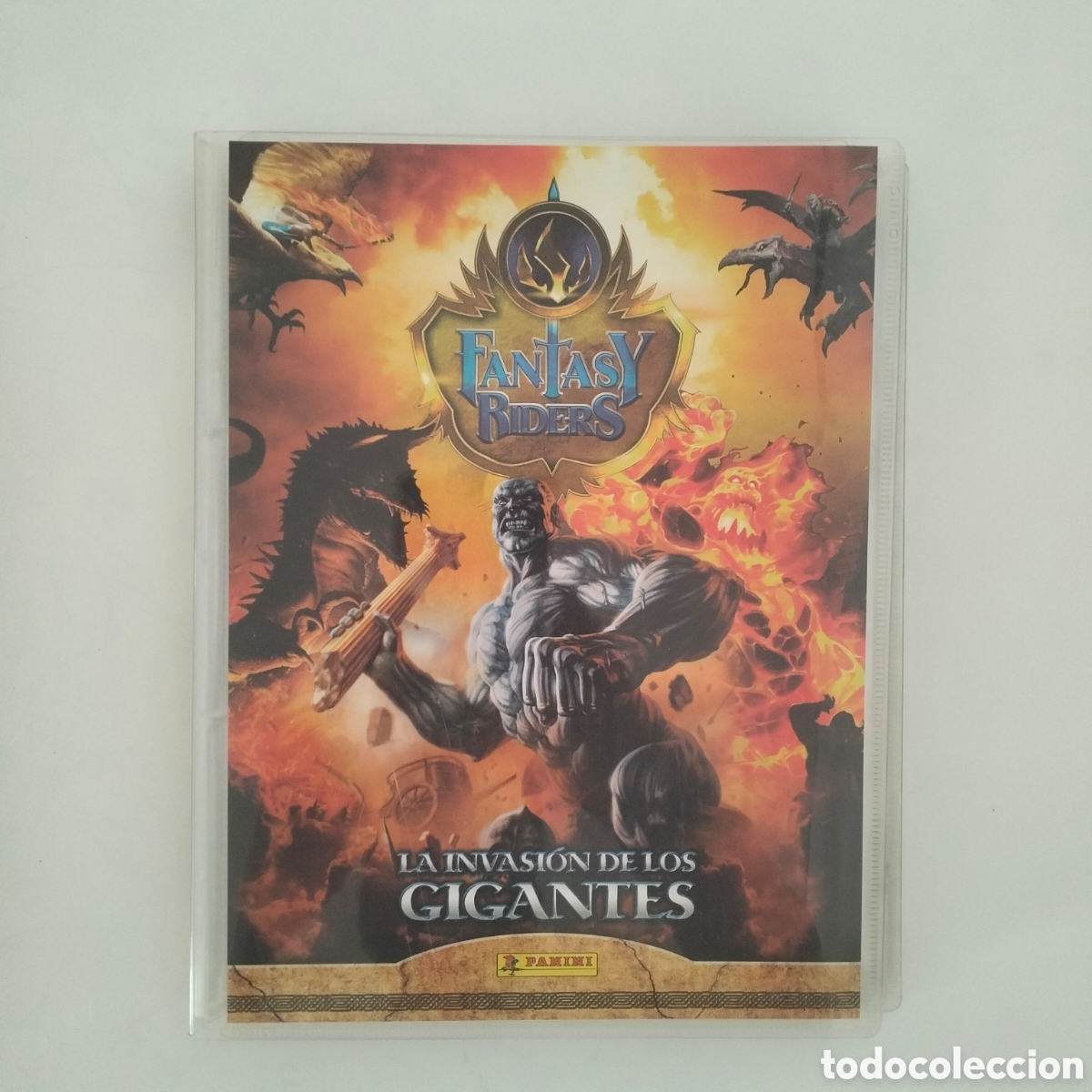 Colecionismo Caderneta: PANINI FANTASY RIDERS LA INVASI&Oacute;N DE LOS GIGANTES ARCHIVADOR COMPLETO
