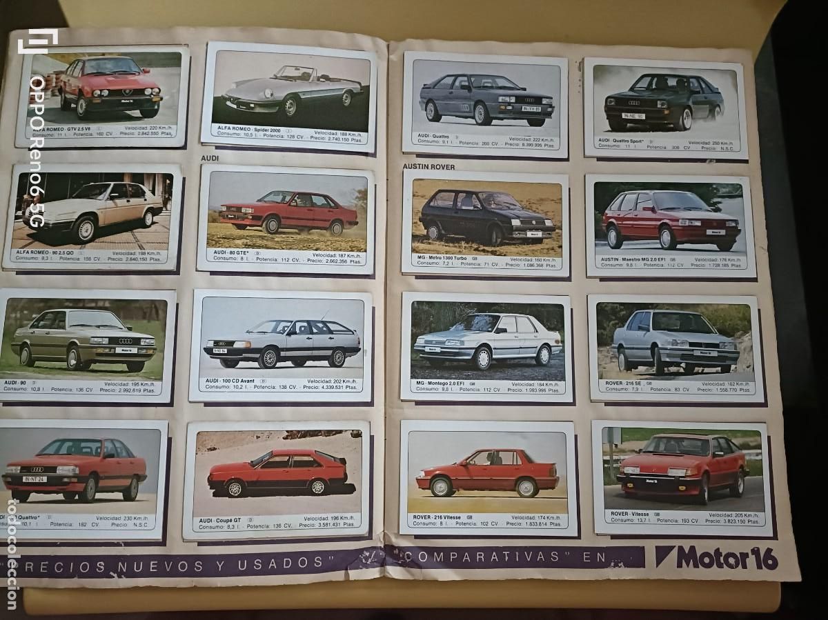 Coleccionismo &aacute;lbum: coches, ediciones unidas 1986 - Foto 3