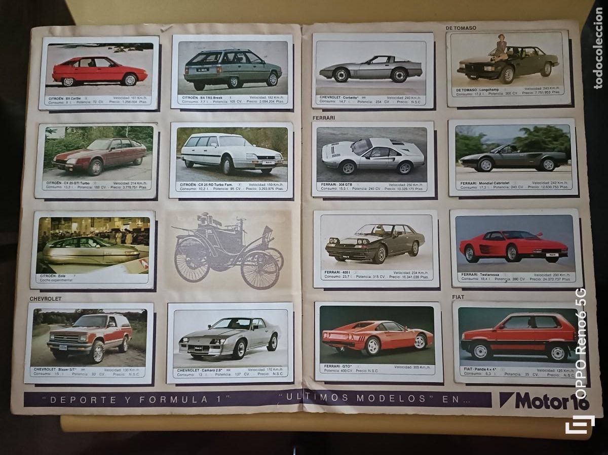 Coleccionismo &aacute;lbum: coches, ediciones unidas 1986 - Foto 5
