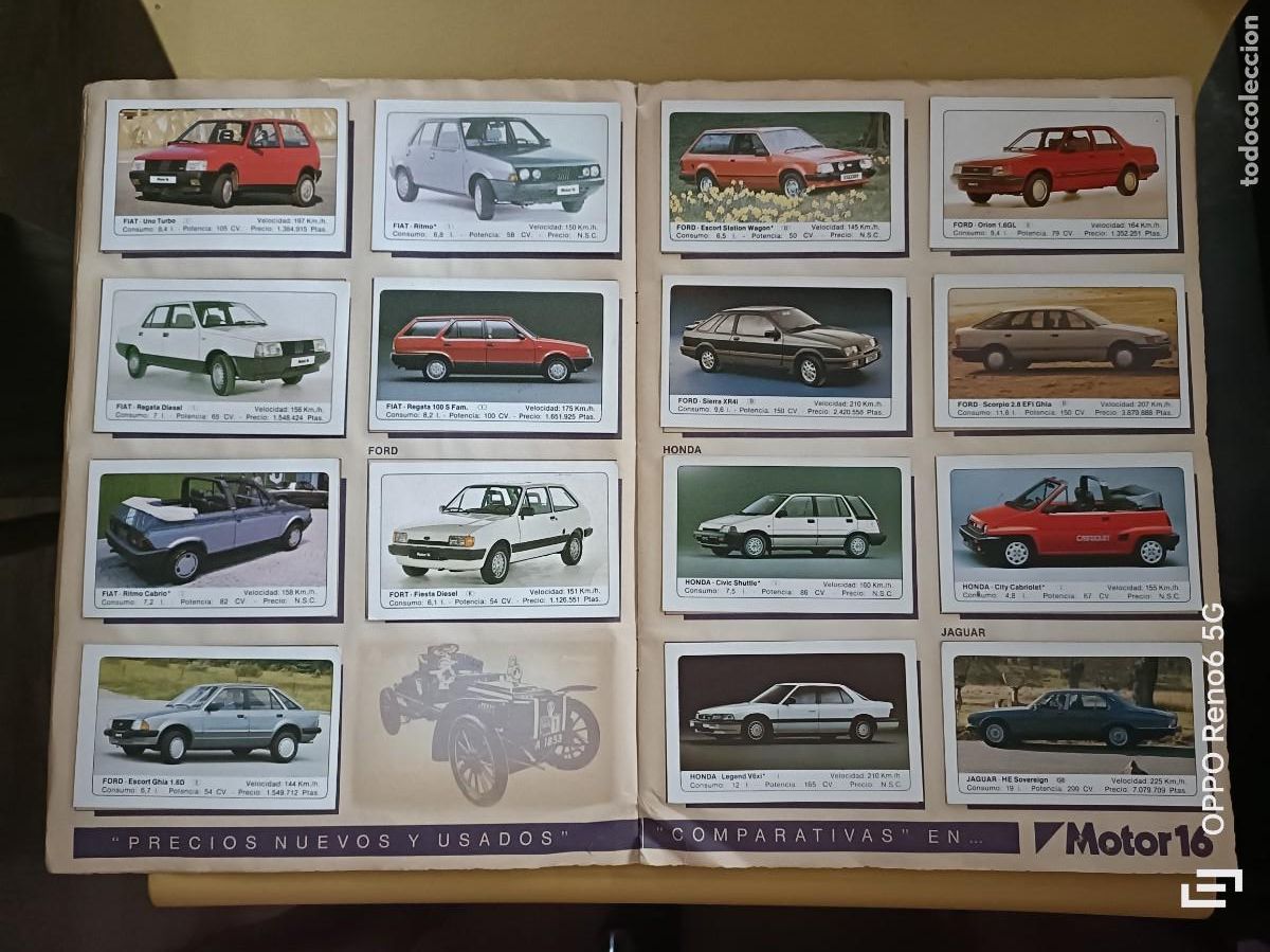 Coleccionismo &aacute;lbum: coches, ediciones unidas 1986 - Foto 6