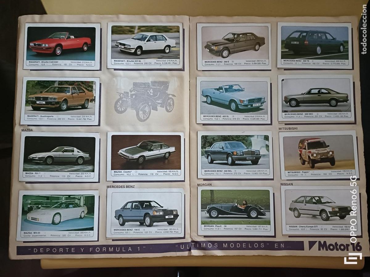 Coleccionismo &aacute;lbum: coches, ediciones unidas 1986 - Foto 8